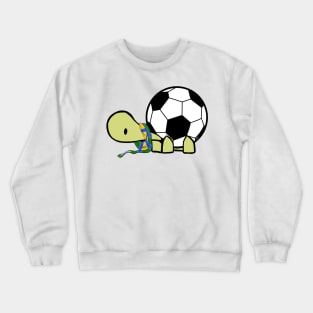 Brazil football turtle Crewneck Sweatshirt